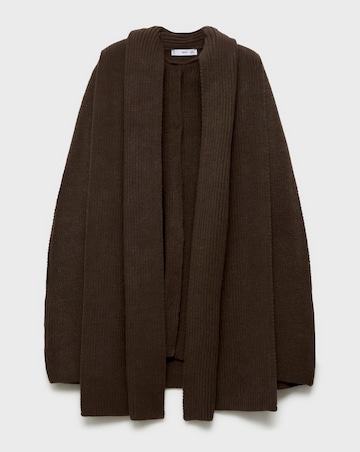 Mango Capri Cable Knit Cape