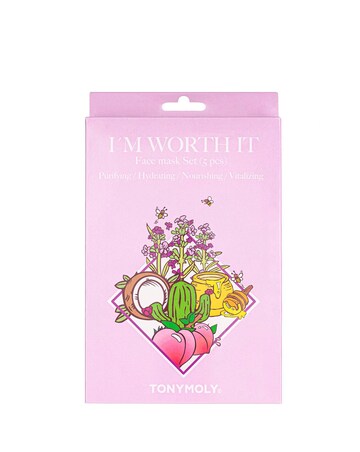 TONYMOLY Im Worth It Face Mask Set 5pcs