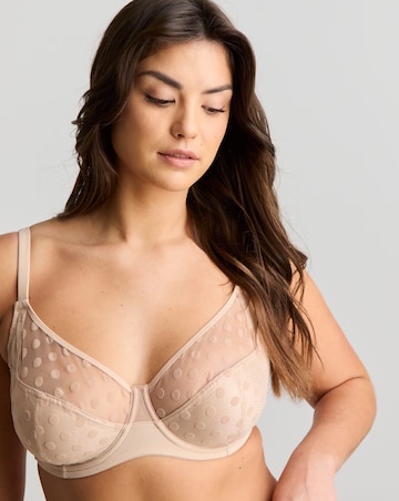 Pretty Secrets (2 Pack) Hannah Spot Full Cup Wired Bras (B-G) Black/Almond