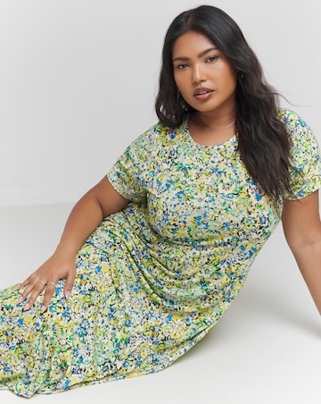 Joe Browns Louise Tiered Jersey Midaxi Dress
