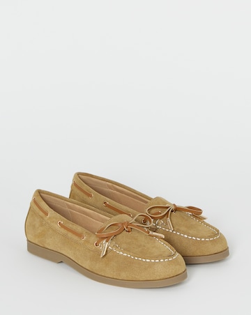 Lara Suede Boat Shoes - Extra Wide Fit (EEE)