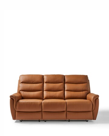 Dunne Faux Leather Power Recliner 3 Seater