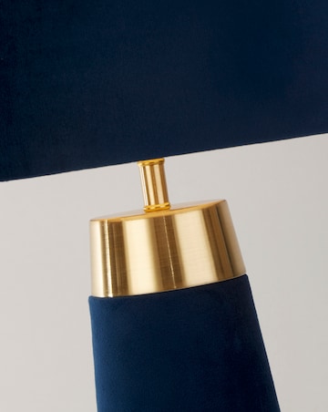 Velvet & Satin Brass Table Lamp