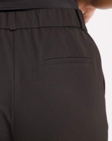 Black Wide Leg Tailored Dad Trouser