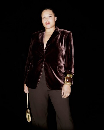 Mango Dark Brown Blazer