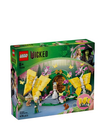 LEGO Wicked Glinda's Wedding Day Set, Butterfly Toy Inspires Role-Play 75688