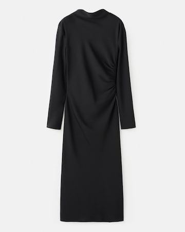 Mango Ruched Midi Dress