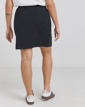Simply Be Black Value Jersey Tube Mini Skirt