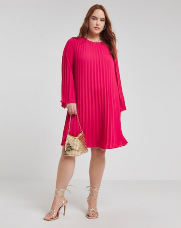 Joanna Hope Pleated Swing Dress