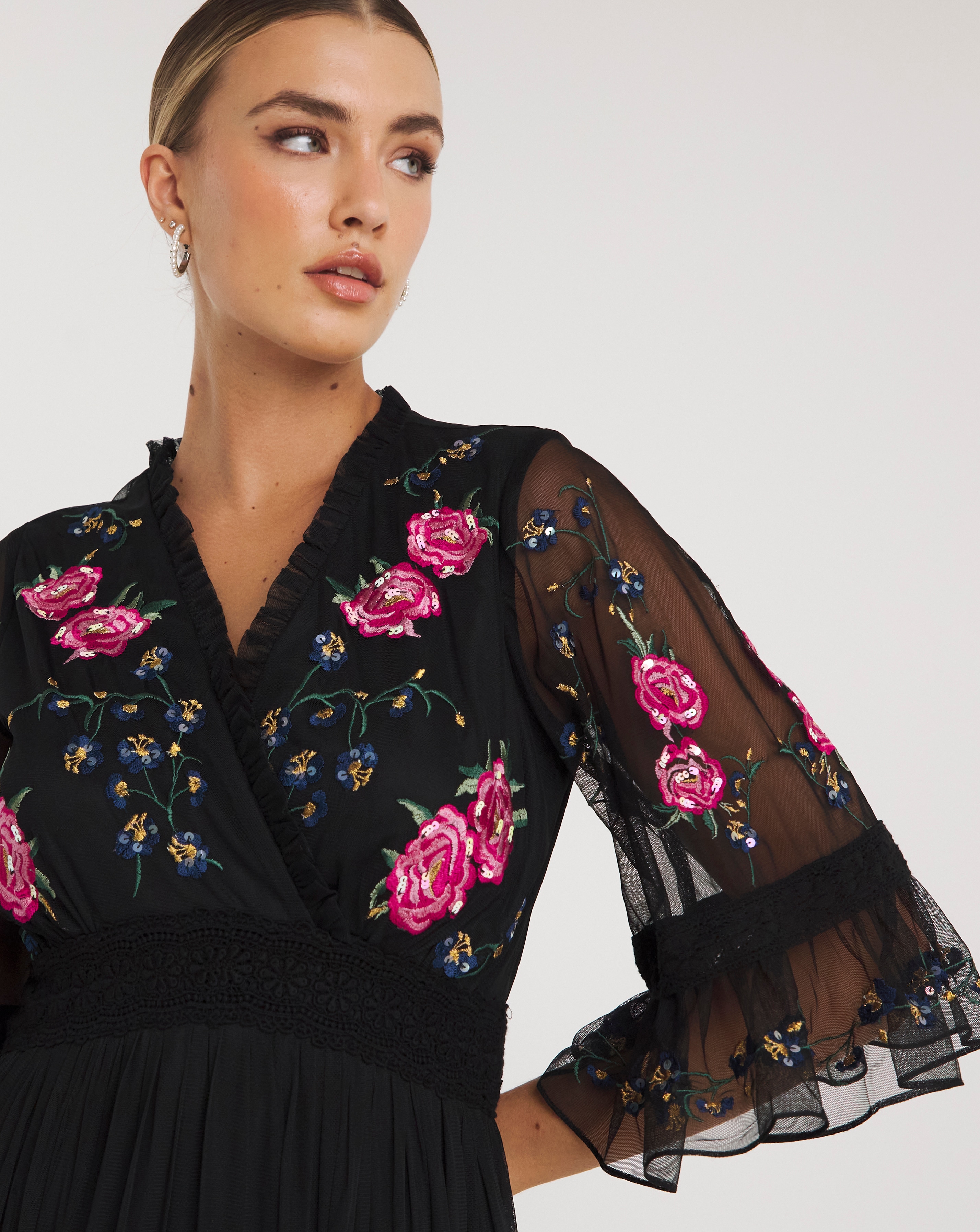 Joanna hope embroidered maxi dress new arrivals