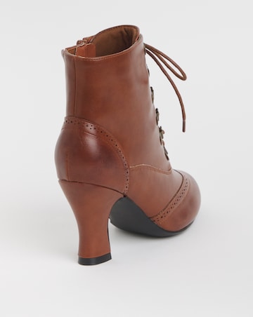 Joe Browns Brogue Lace Up Boot Wide Fit