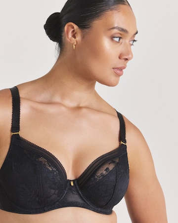 Fantasie Fusion Lace Plunge Wired Bra Black