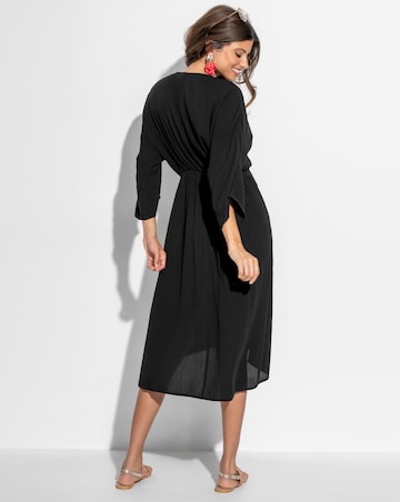 Pour Moi Crinkle O Ring Midi Beach Kaftan