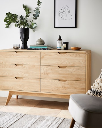 Oslo 6 Drawer Wide Chest