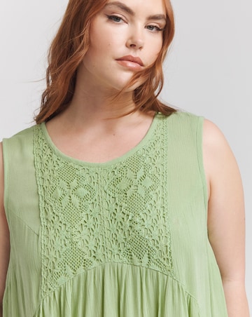 Joe Browns Curious Crochet Crinkle Tunic