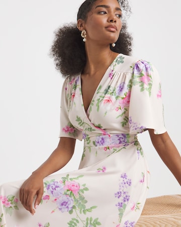 Flounce London Floral Maxi Dress