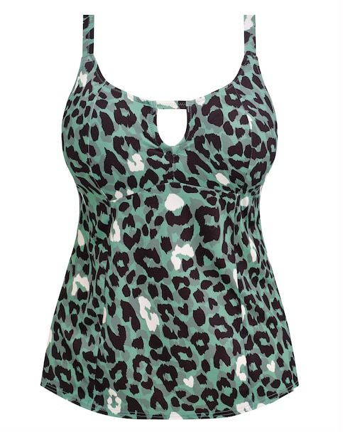 Elomi Jungle Bay Non Wired Moulded Cup Tankini Top Olive