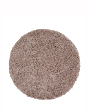 Chicago Light Neutrals Shaggy Circle Rug