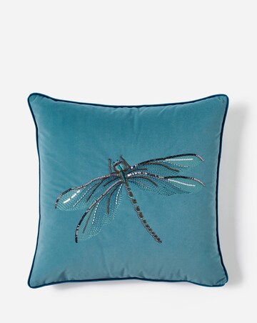 Embellished Dragonfly Cushion