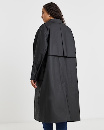 Black Premium Rubberised Rain Coat