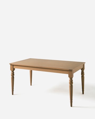 Margot Wooden Dining Table with 6 Mae Chairs