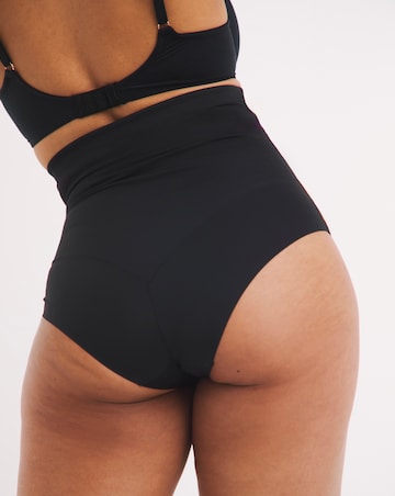 Figleaves Smoothing Shaping Waist Nipper - Black