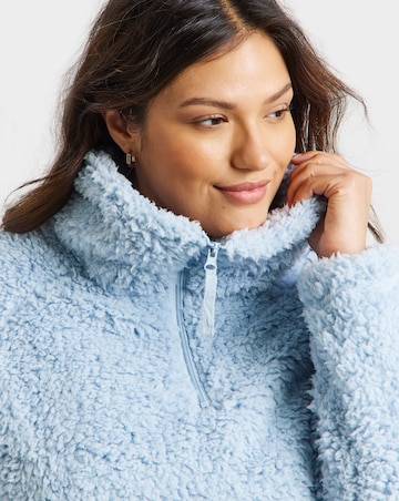 Pretty Secrets Quarter Zip Snuggle Top