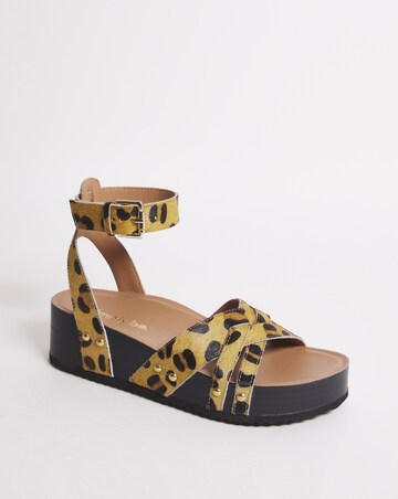 Charley Flatform Crisscross Sandals - Extra Wide Fit (EEE)