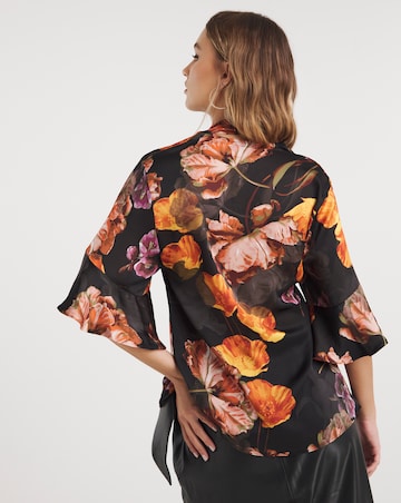 Joanna Hope Choker Neck Blouse