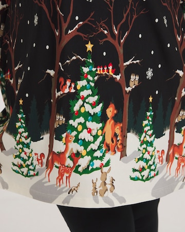 Joe Browns Black Winter Wonderland Christmas Tunic