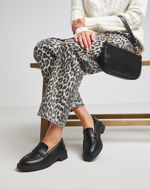 Vienna Simple Chunky Loafers - Extra Wide Fit (EEE)