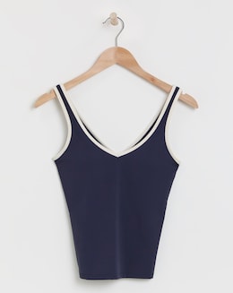 TALA DayFlex Built-In Support Plunge Neck Vest