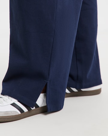Navy Wide Leg Jogger