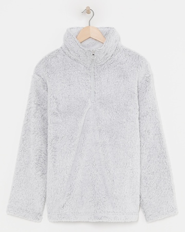 Pretty Secrets Funnel Neck Fleece Snuggle Top