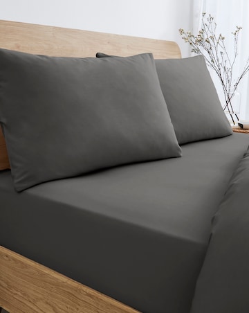 Pure Cotton 200 Thread Count Extra Deep 38cm Fitted Sheet