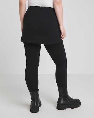 Joe Browns Black Essential 2 in 1 Skirt Legging