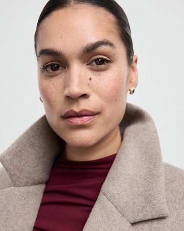Mango Wool Mix Double Breasted Coat