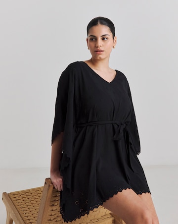 Beach To Beach Broderie Beach Kaftan