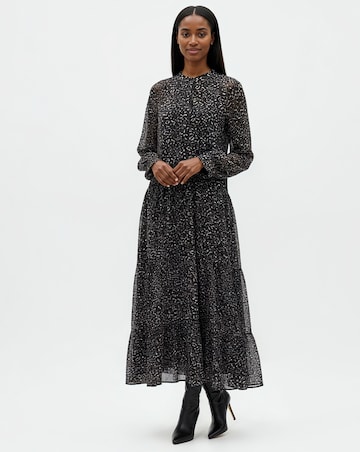 Religion Collarless Spot Maxi Dress