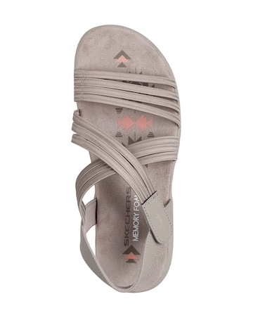 Skechers Reggae Slim Sunny Side 2.0 Taupe Sandals - Standard Fit (D)