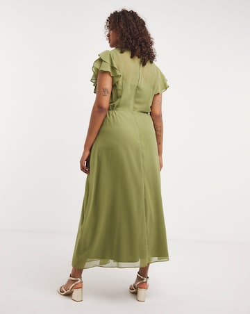 Joanna Hope Ruffle Maxi Dress