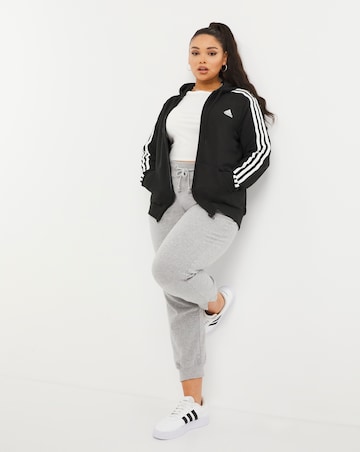 adidas Essentials French Terry 3 Stripes Full Zip Hoodie