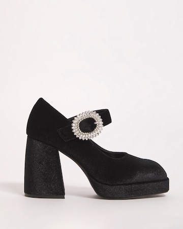 Dinah Mary Jane Platform Heeled Shoes - Extra Wide Fit (EEE)