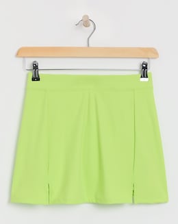TALA SkinLuxe Side Split Skort- Lime