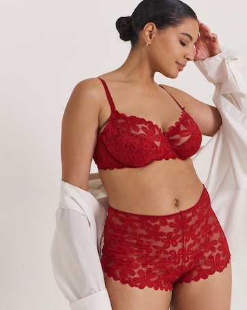 Pretty Secrets (2 Pack) Daisy Lace Short Knickers