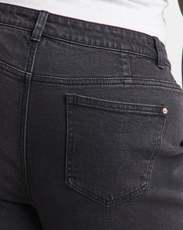 Simply Be 99 1 Black Comfort Stretch Slouchy Wide Leg Jeans