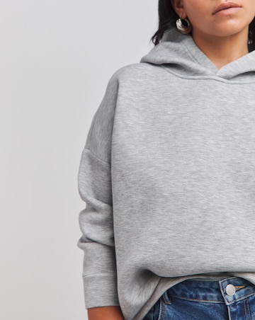 Grey Marl Luxe Modal Hoodie