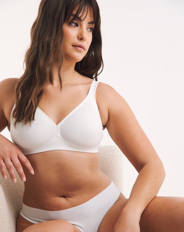 Triumph Modern Soft Cotton Non Wired Bra White