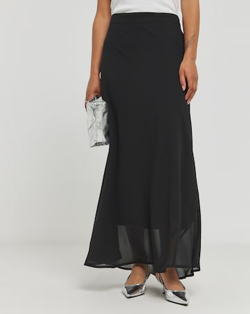 Religion Flowy Midi Skirt