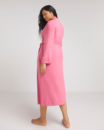 Pretty Secrets Cool Stretch Lace Midi Dressing Gown